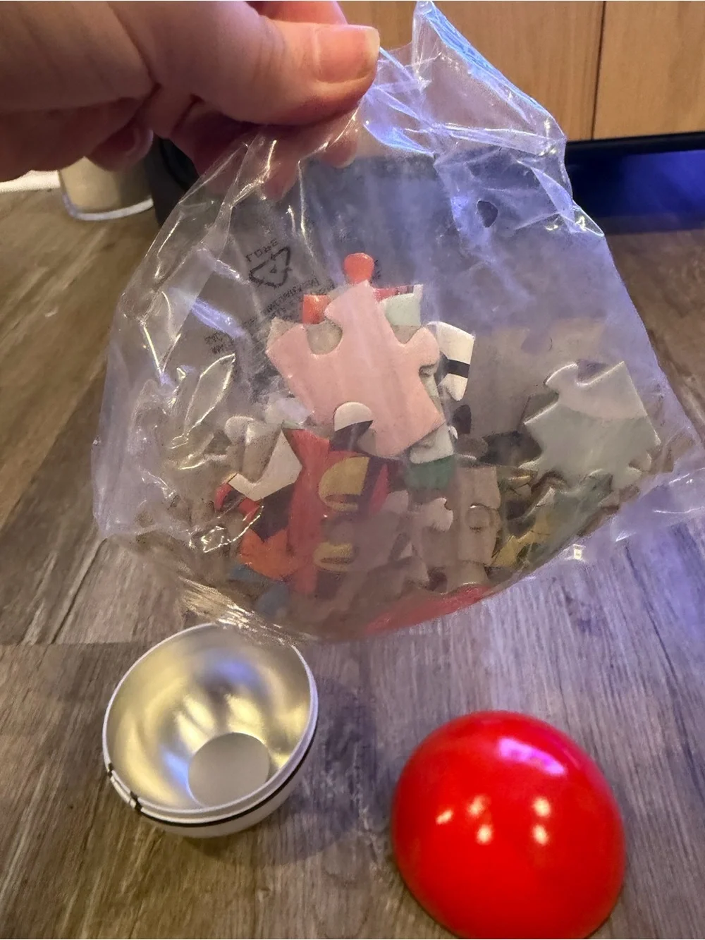 Pokemon Red & White Pokeball Puzzle Toy